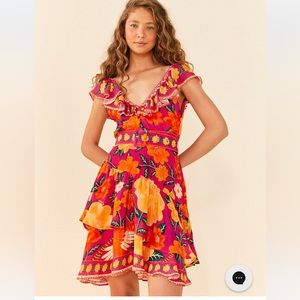 Farm rio pink flowers dress